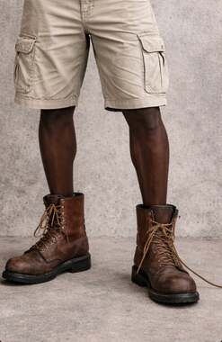 RED WING VINTAGE STEEL TOE TRAIL BOSS TRUCKER PACKER BROWN BOOTS  SIZE 111 MADE